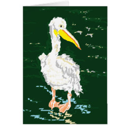 Cartão Pelican Aproveitando o tempo sozinho