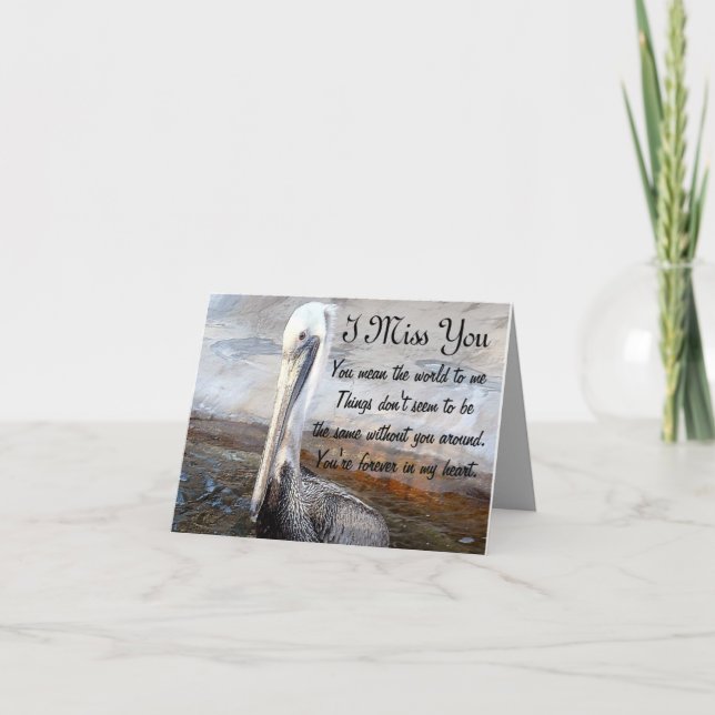 Cartão Pelican Love, - Ocasiões_ (Frente)