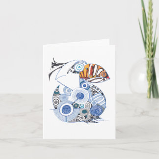 Cartão Pelican note card blank