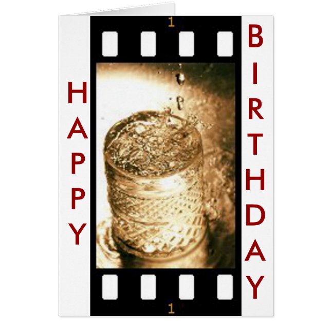 Cartão Película de bebidas (Frente)