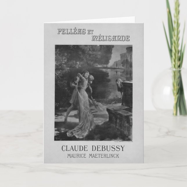 Cartão Pelleas e Melisande Opera, 1902 (Frente)