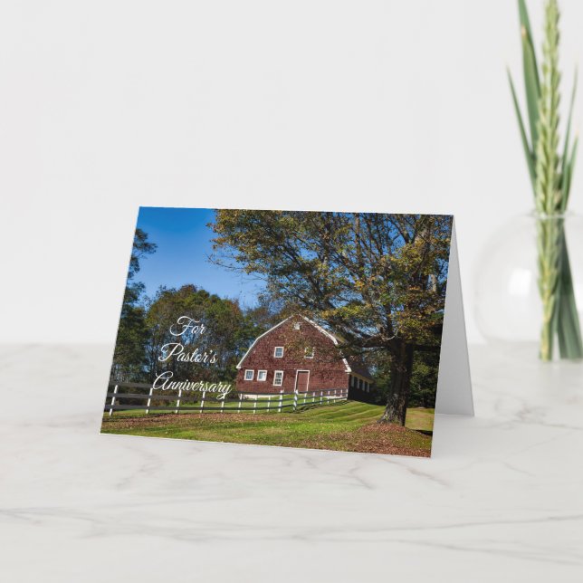 Cartão Pelo Aniversário do Pastor (Frente)
