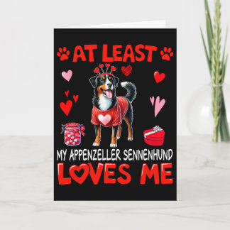 Cartão Pelo Menos Appenzeller Sennenhund Amando Me Valent