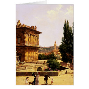 Cartão Pelo palácio de Pitti, Florença