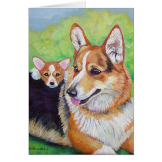 Cartão Pembroke Welsh Corgi