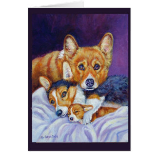 Cartão Pembroke Welsh Corgi