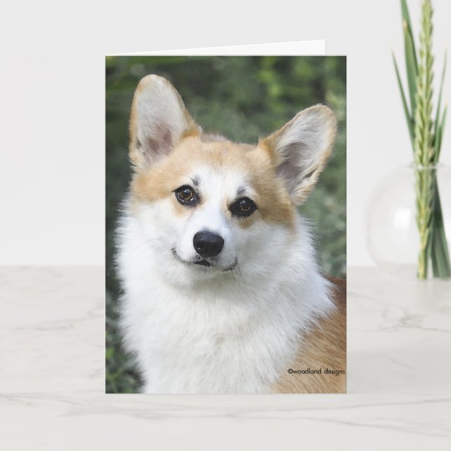 Cartão Pembroke Welsh Corgi Card (Frente)