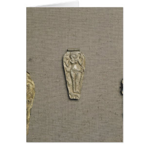 Cartão Pendente que descreve Astarte, deusa da