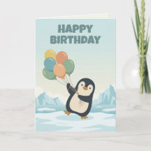 Penguin Balão de Aniversário | Aniversário Infanti