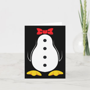 Cartão Penguin Costume Tuxedo Halloween Gift Para Meninos