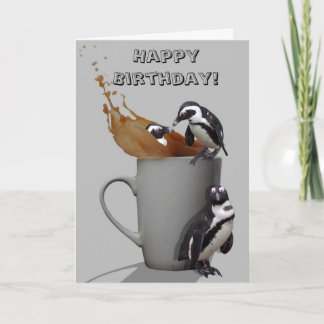 Cartão Penguin fun!