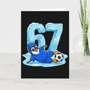 Cartão Penguin Futebol 67 Rampa de Gelo Esportes de Inver