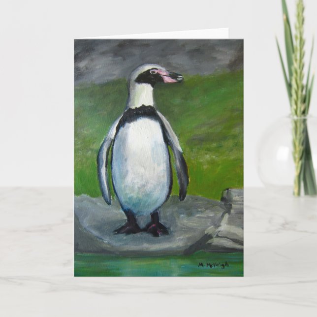 Cartão Penguin Greeting Card (Frente)