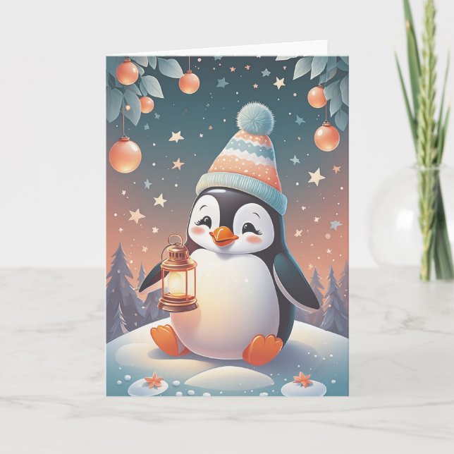 Cartão Penguin Pal Birthday (Frente)