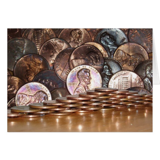 Cartão Penny Pyramid (Frente Horizontal)