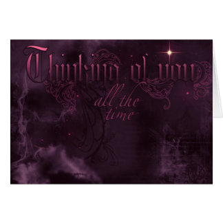 Cartão Pensamento de você