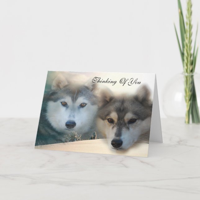 Cartão Pensamento de você (Frente)