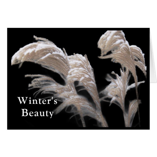 CARTÃO PENSAMENTO DE VOCÊ ESTA ÉPOCA DE FÉRIAS/ NEVE (Frente horizontal)