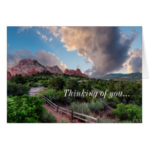 Cartão Pensamento do Sol Giant Giant Giant do Colorado em