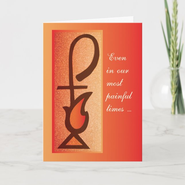 Cartão Pensamento encorajador em você, Funcionarios Sheph (Frente)