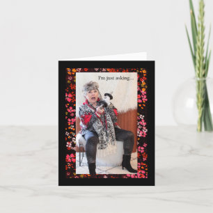 Cartão Pensamento humorístico quando o biscoito cai no ch