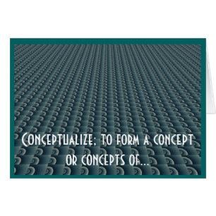 Cartão Pensamento no local de trabalho