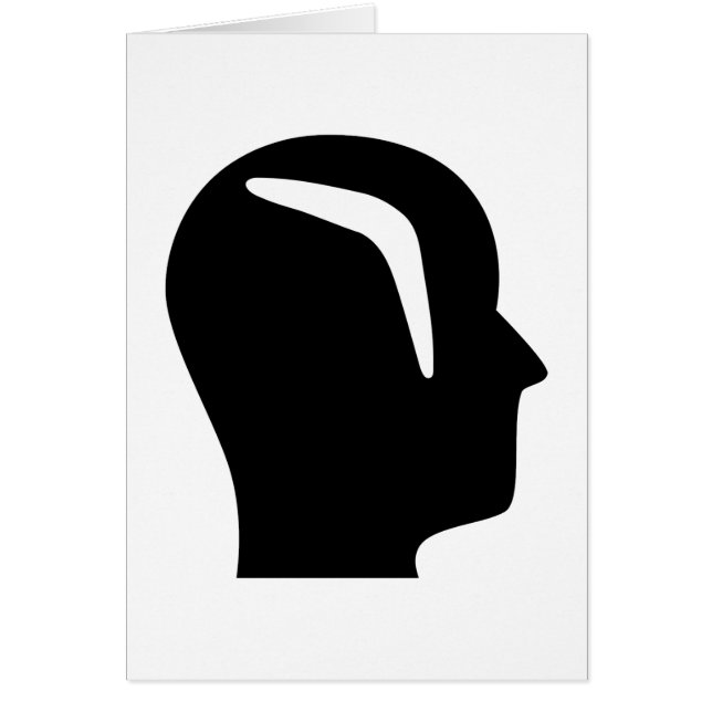 Cartão Pensamento sobre o Bumerangue (Frente)