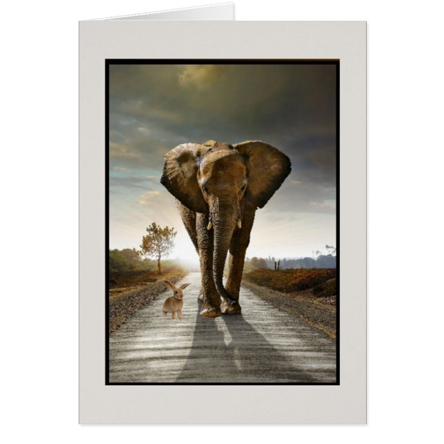 Cartão Pensamentos aleatórios (Frente)