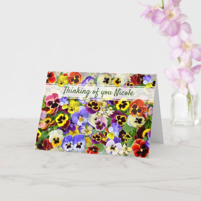 Cartão Pensamentos Bonitos Desejam Melhoras (Orquídea)