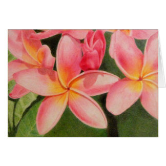 Cartão Pensamentos da Plumeria