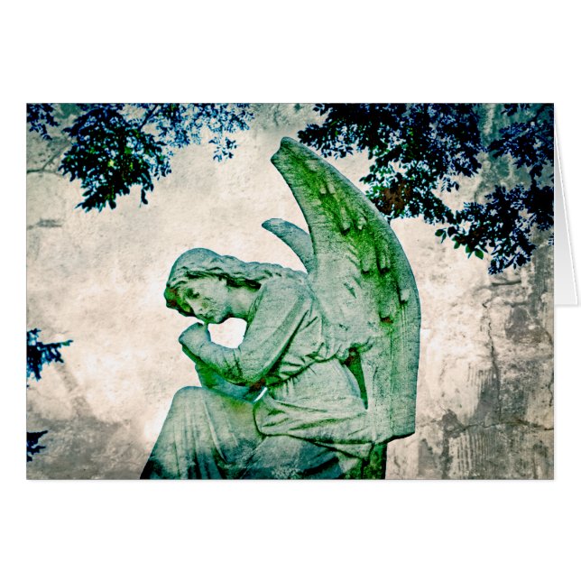 Cartão Pensamentos de Angel (Frente horizontal)