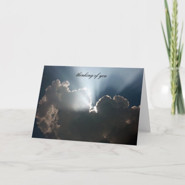 Cartão pensamentos de prata (Frente)