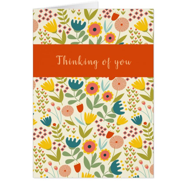 Cartão Pensando em Arte Pessoal Olá Saudação (Frente)