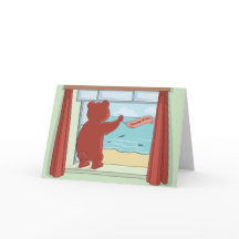 Pensando em seu ursinho de pelúcia bonitinho no qu