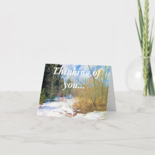 Cartão Pensando em você