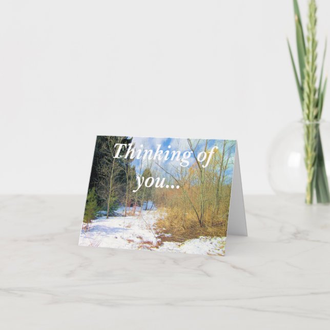 Cartão Pensando em você (Frente)