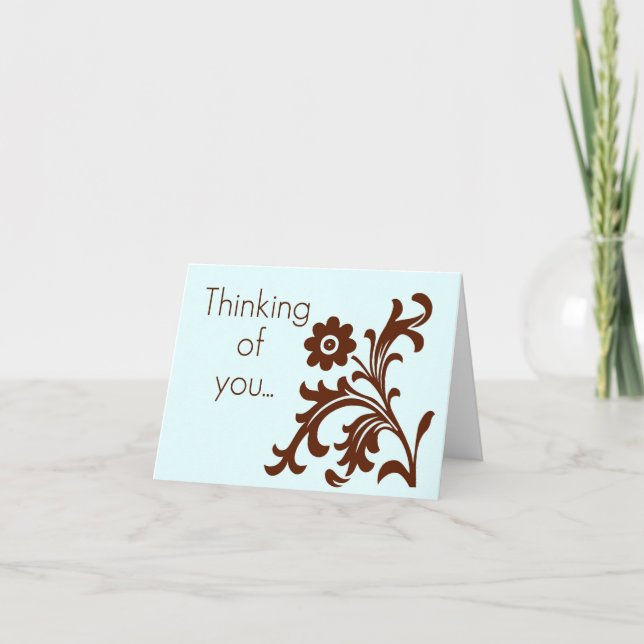 Cartão Pensando em você (Frente)