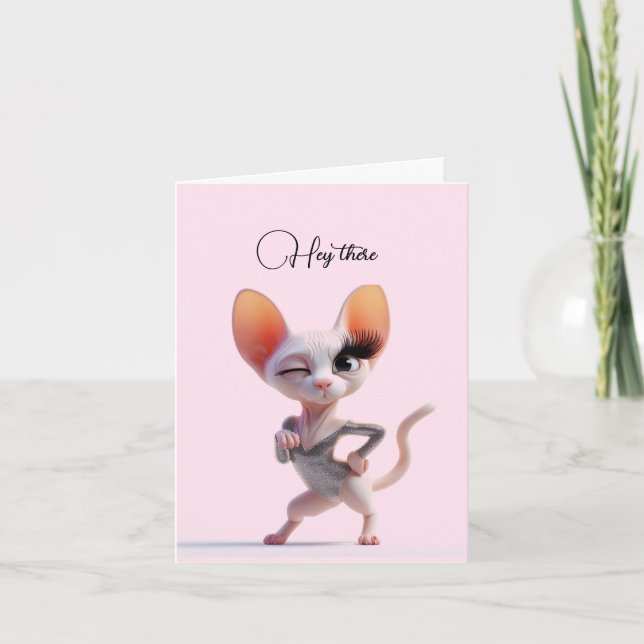 Cartão Pensando Em Você (Frente)