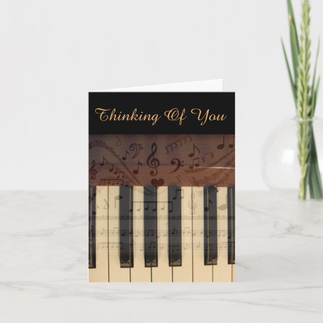 Cartão Pensando Em Você. (Frente)