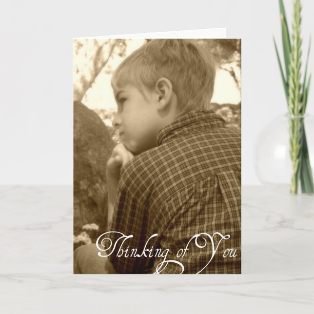 Cartão Pensando em você (Frente)