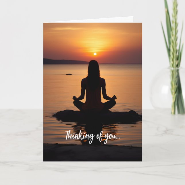 Cartão Pensando em você... (Frente)
