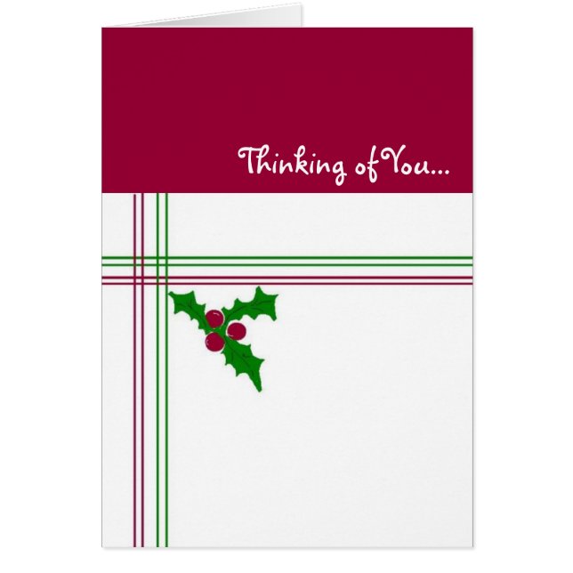 Cartão Pensando em você... (Frente)