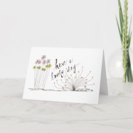 Cartão Pensando em você