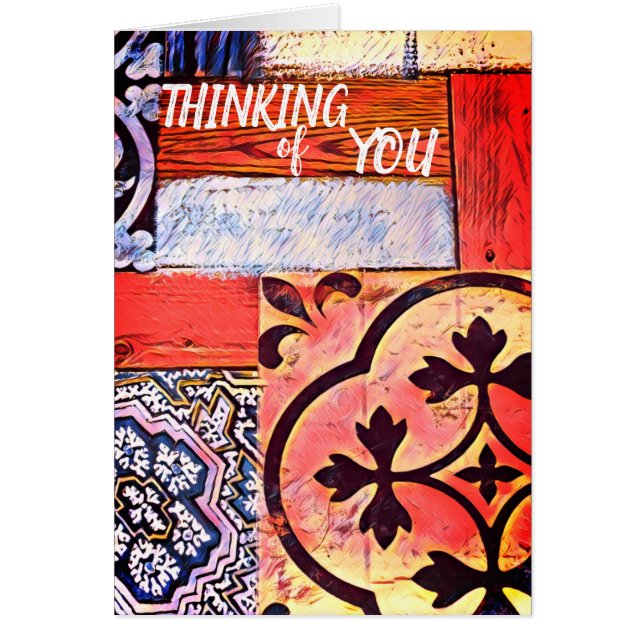 Cartão Pensando em você (Frente)