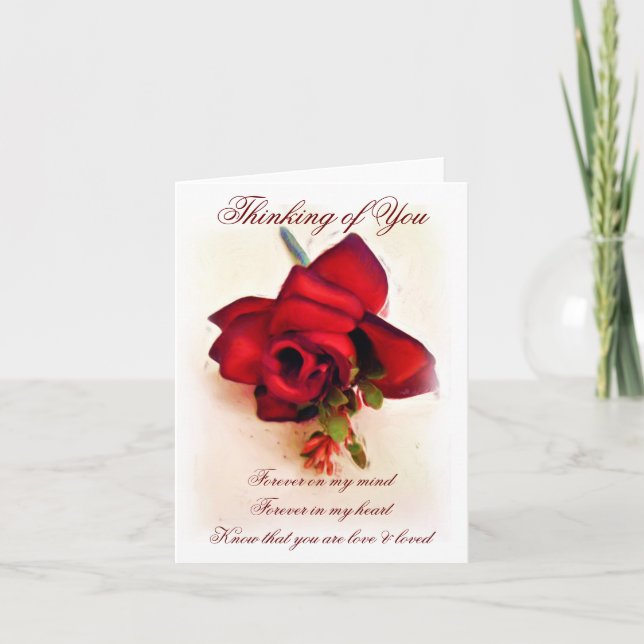 Cartão Pensando em você (Frente)