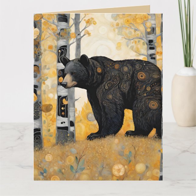 Cartão Pensando em Você Abraço de Urso Fofo (Frente)