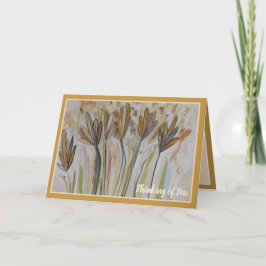 Cartão Pensando em você - Campo de Flores Selvagens