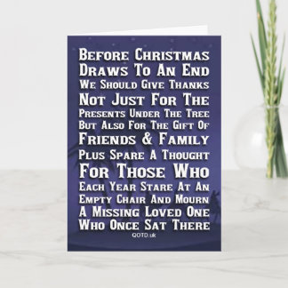 Cartão Pensando Em Você E No Seu Natal