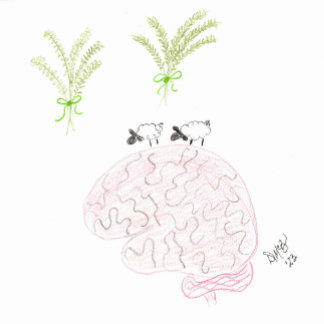 Cartão Pensando em você... Estamos na minha mente