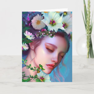 Cartão Pensando Em Você   Fadas Bonito